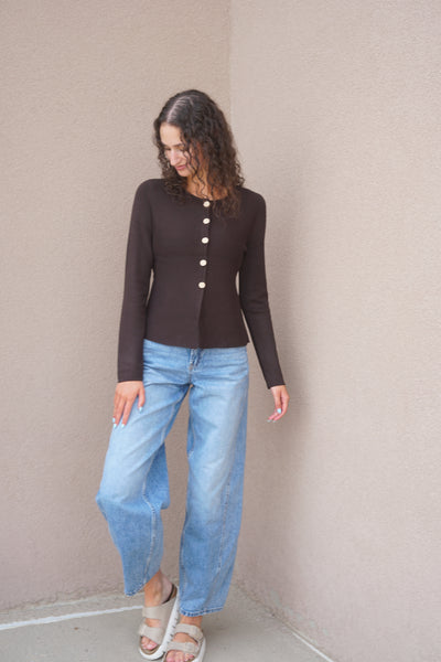 Melli Button Top- Only - Uforia Muse 