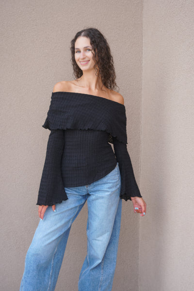 Lise Off Shoulder Top- Only - Uforia Muse 