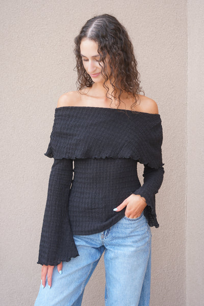 Lise Off Shoulder Top- Only - Uforia Muse 