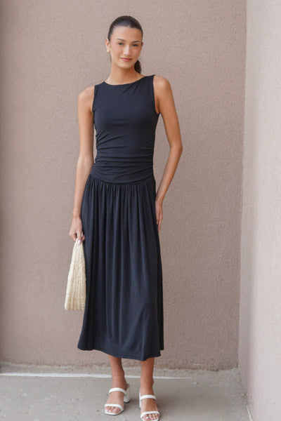 Halston Dress-Black