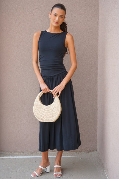 Halston Dress-Black