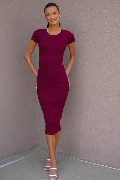 Cam Dress-Wine