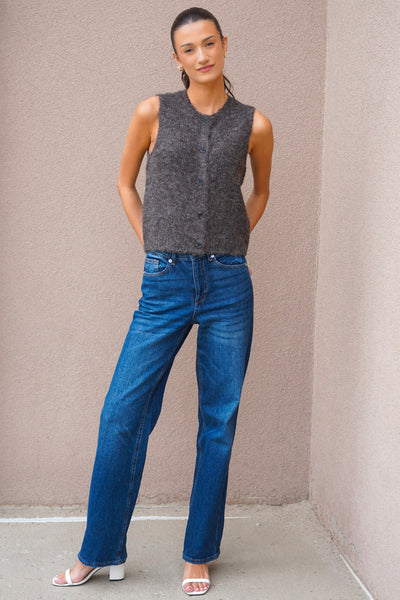 Novah Button Vest- Vero Moda