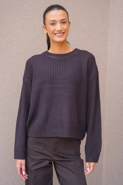 Lea Pullover-Chocolate-Vero Moda