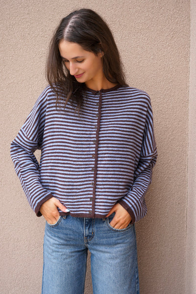 Joia Soft Stripe Cardi