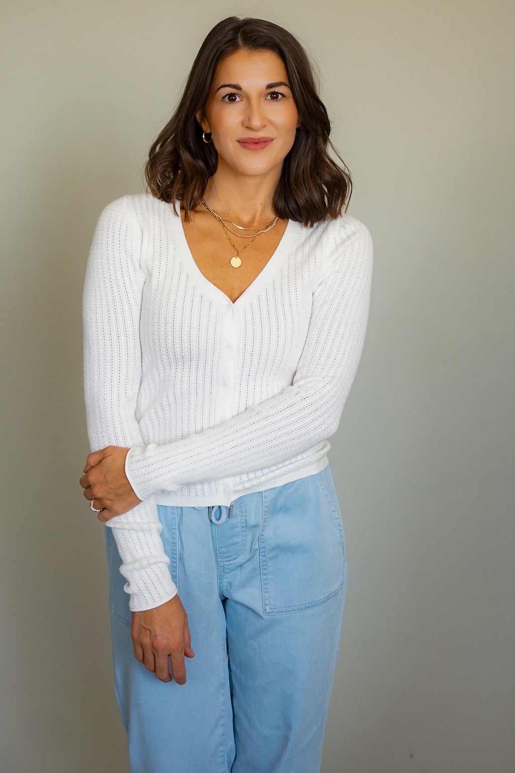 Mia Pullover Top- Gentle Fawn