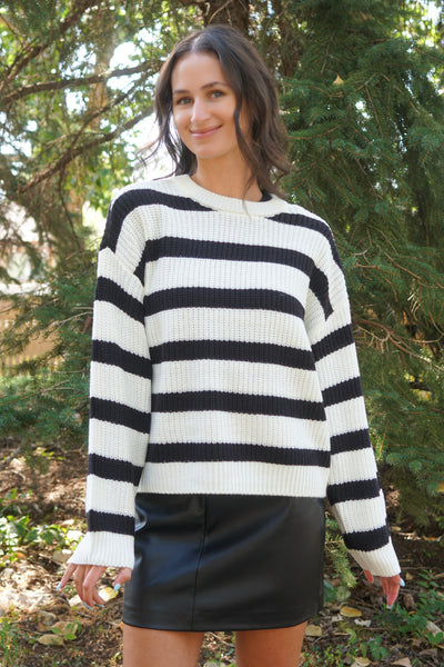 Lea Pullover-Striped-Vero Moda