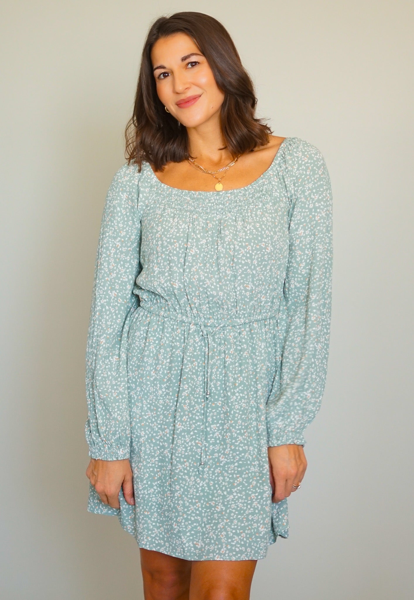 Sutton Dress-Jade- Gentle Fawn