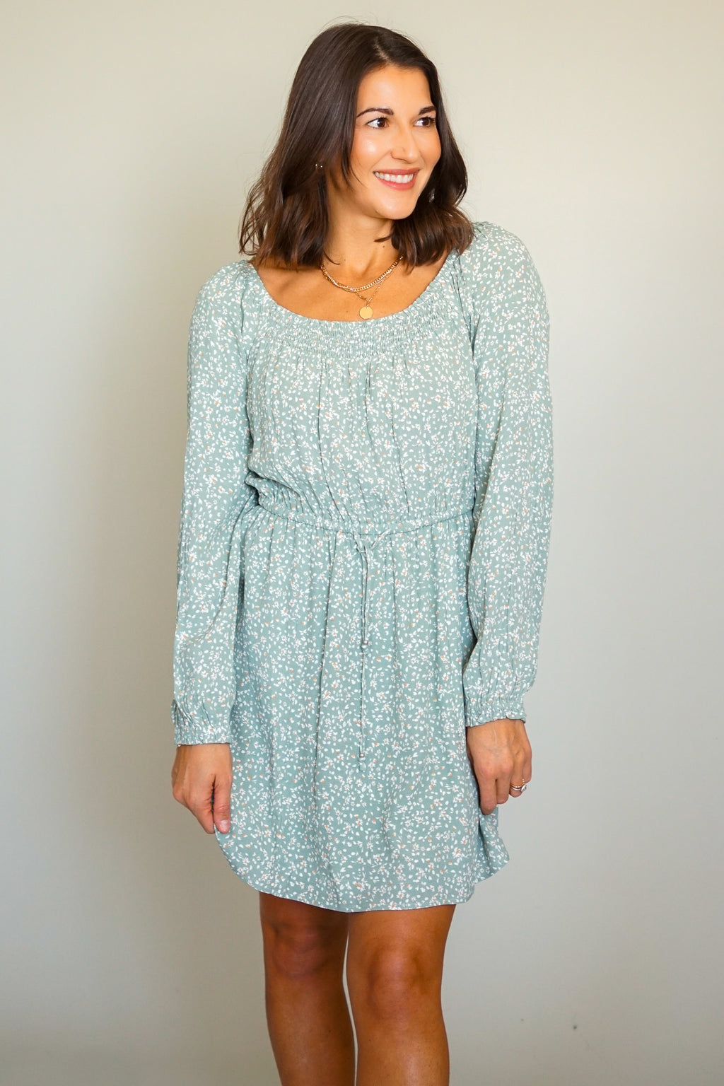 Sutton Dress-Jade- Gentle Fawn