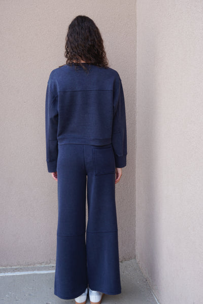 Phyllis Scuba Pant-Navy-RD Style
