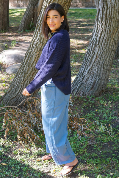 Campus Sweater - Navy - Shop Teach