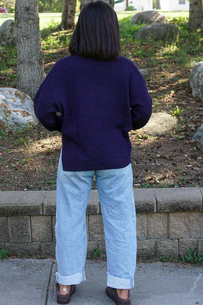Campus Sweater - Navy - Shop Teach
