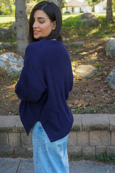 Campus Sweater - Navy - Shop Teach