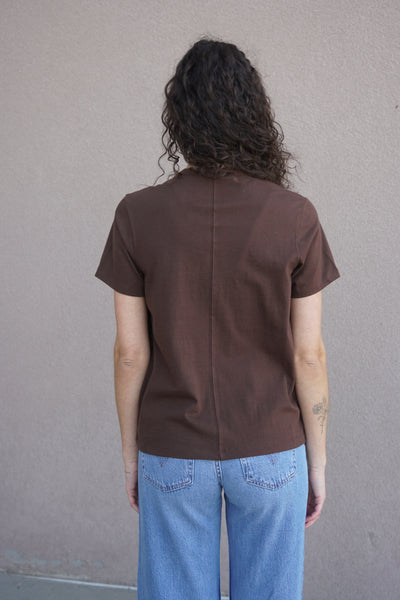 Virginia Tee- Brown- Rd Style