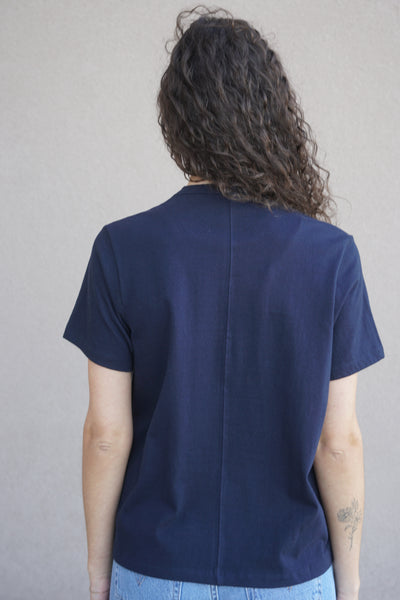 Virginia Tee- Navy- Rd Style