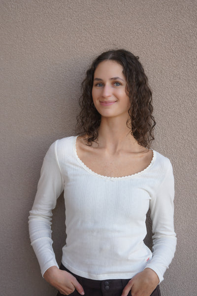 Dry Goods Pointelle Top-Levis