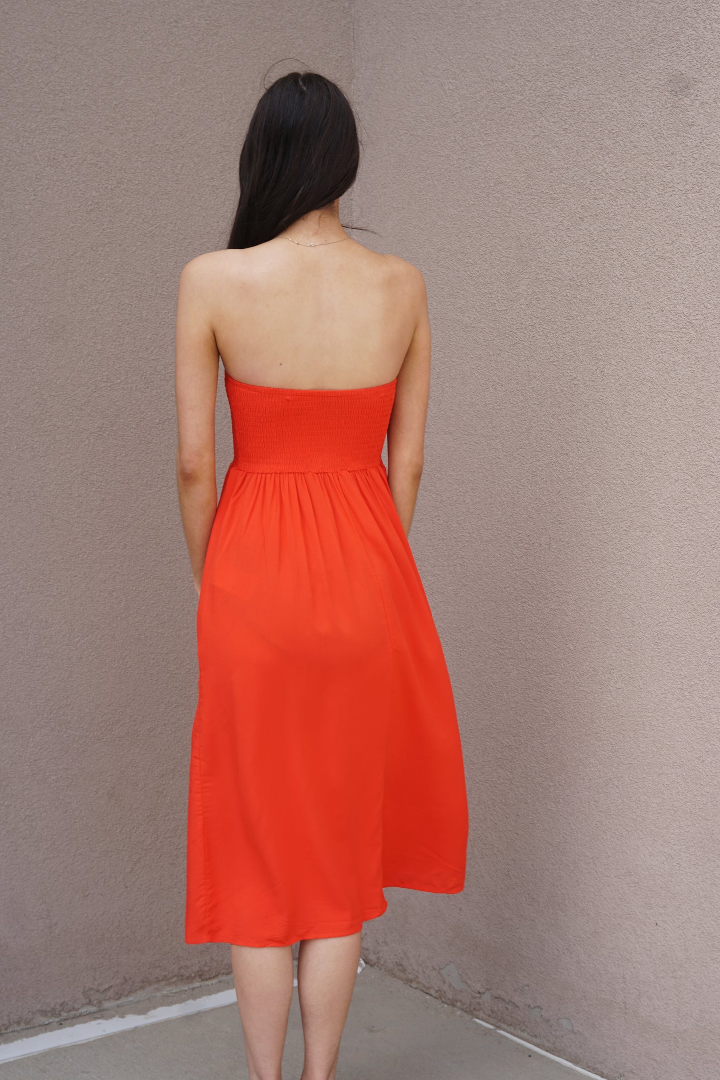 Easy Joy Bando Dress-Vero moda