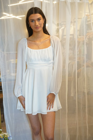 Alessia Dress- White