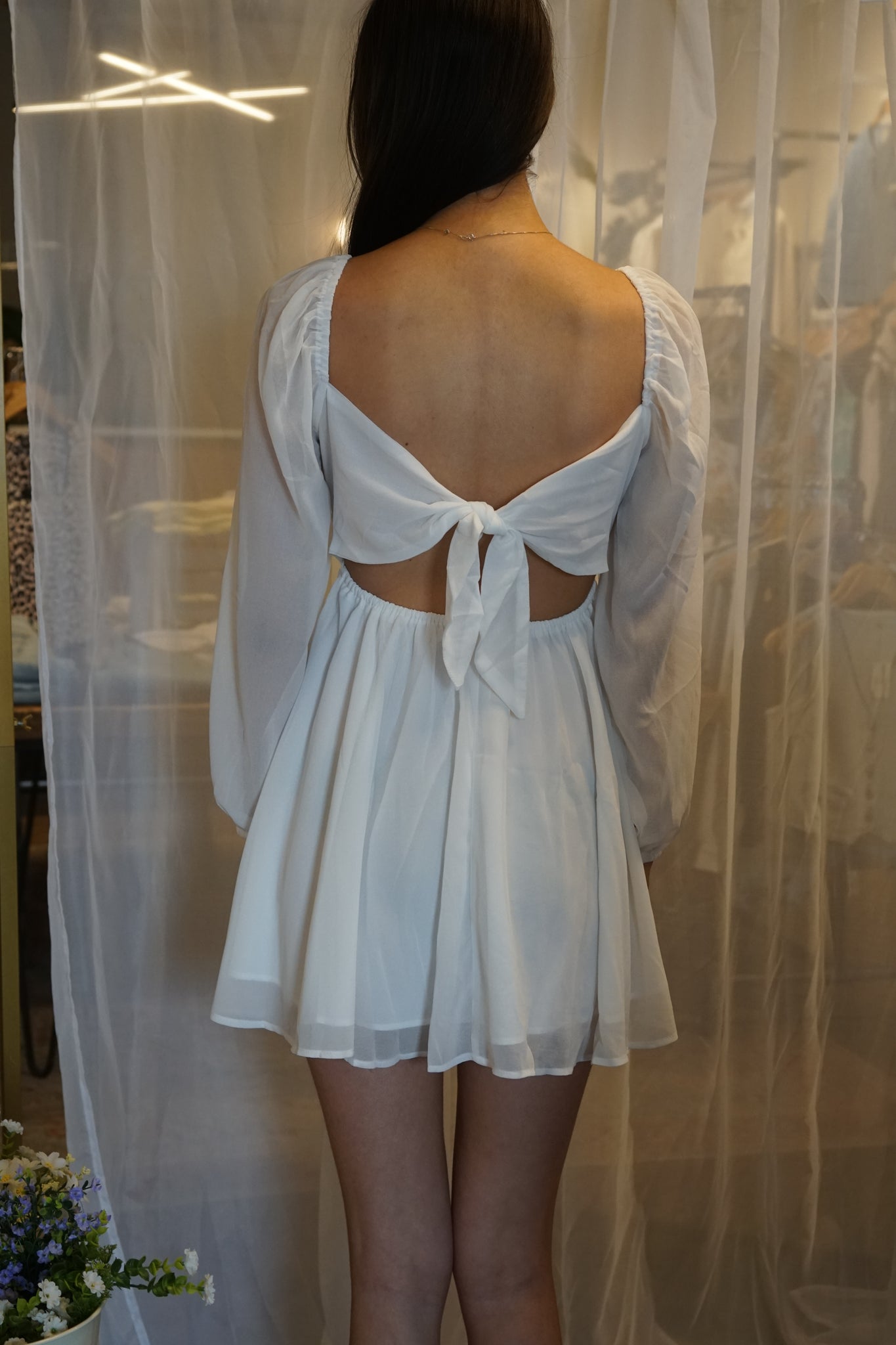 Alessia Dress- White