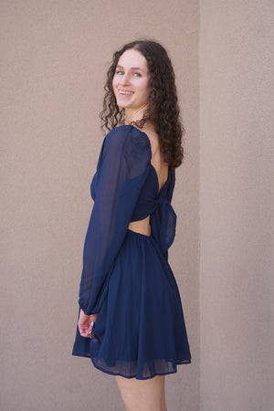 Alessia Dress- Navy
