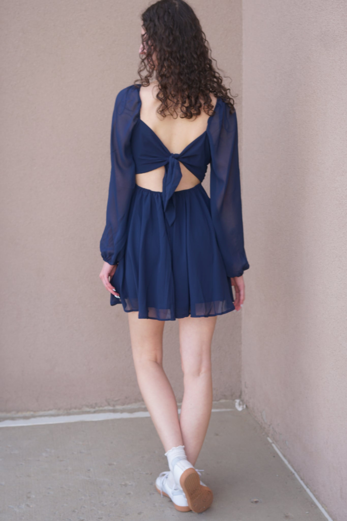 Alessia Dress- Navy