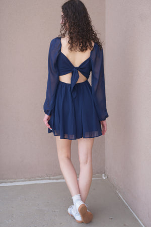 Alessia Dress- Navy