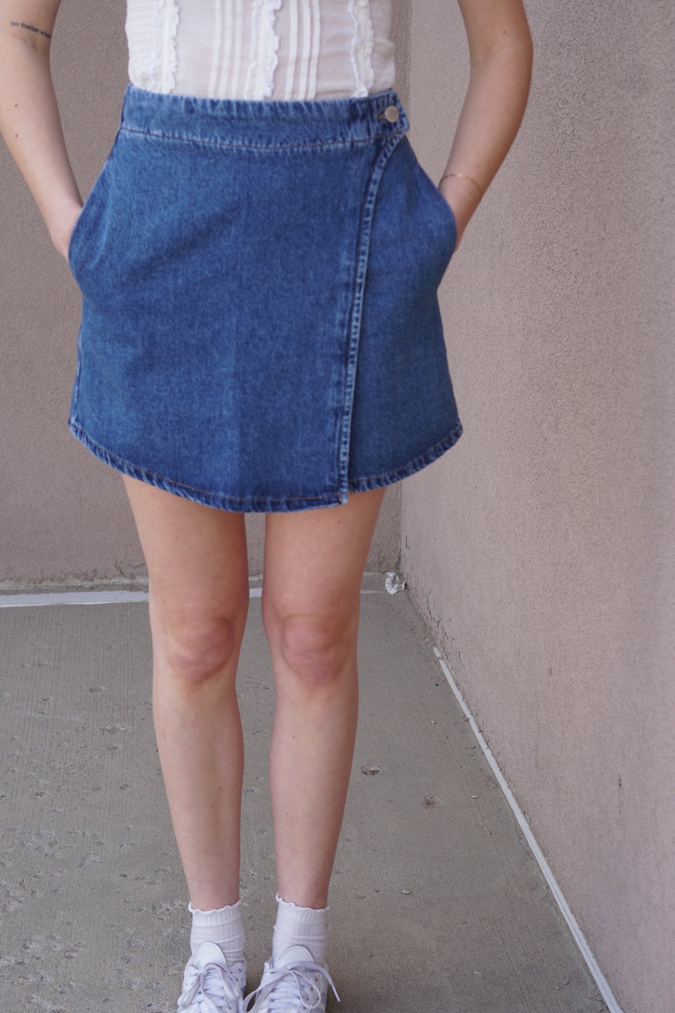 Thea Wrap Skirt- Only