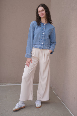 Palma Denim Blazer Jacket- Only