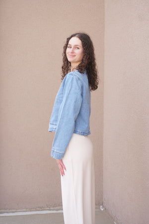 Palma Denim Blazer Jacket- Only