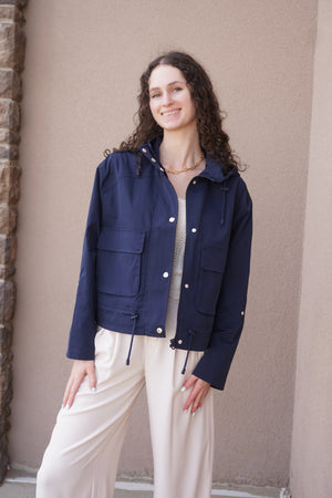Chelsea S. Short Jacket- NAVY-Vero Moda