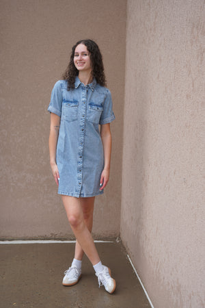 Signe Denim Dress- Noisy May