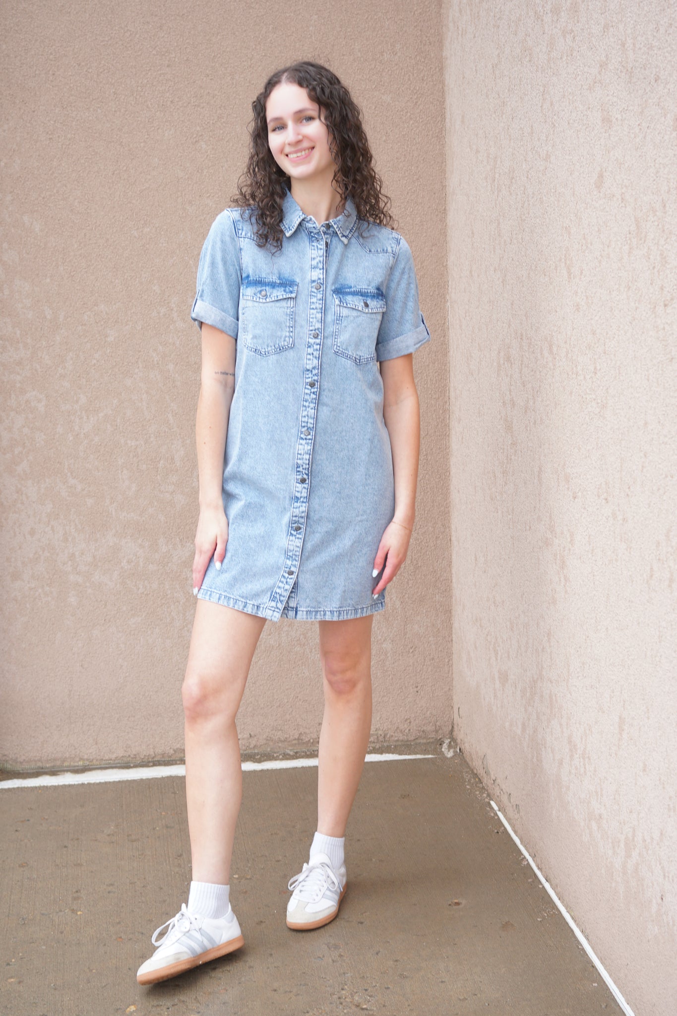 Signe Denim Dress- Noisy May