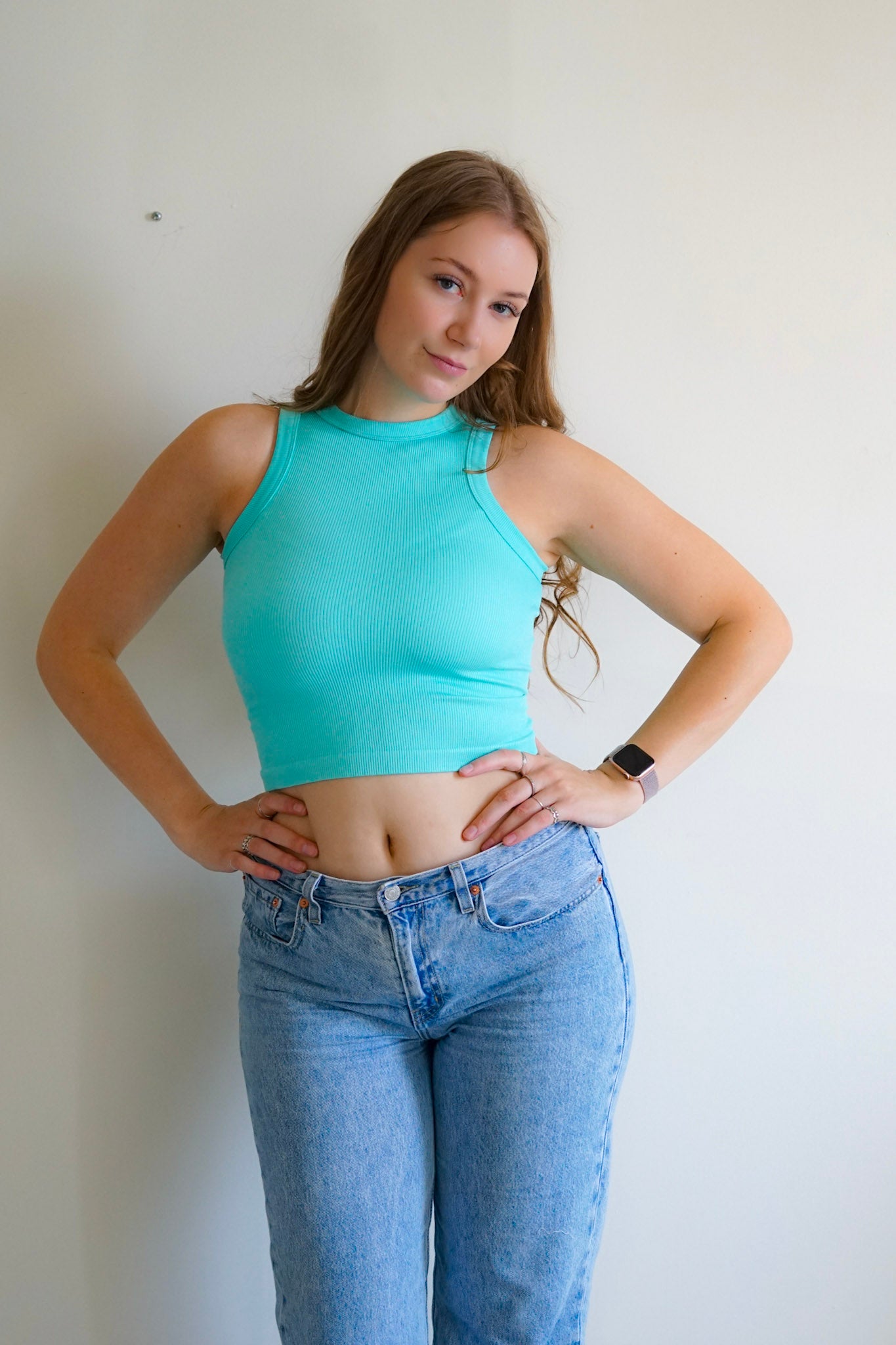 Ribbed Crop- 2 Colours! - Uforia Muse 