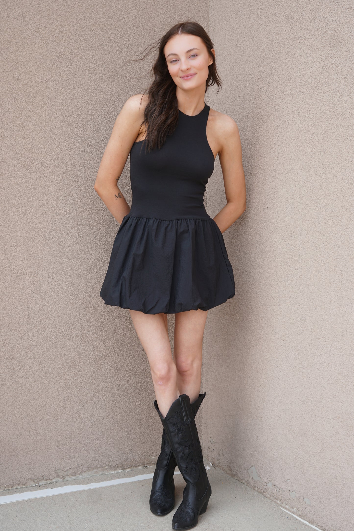 Lia Balloon Dress- Only