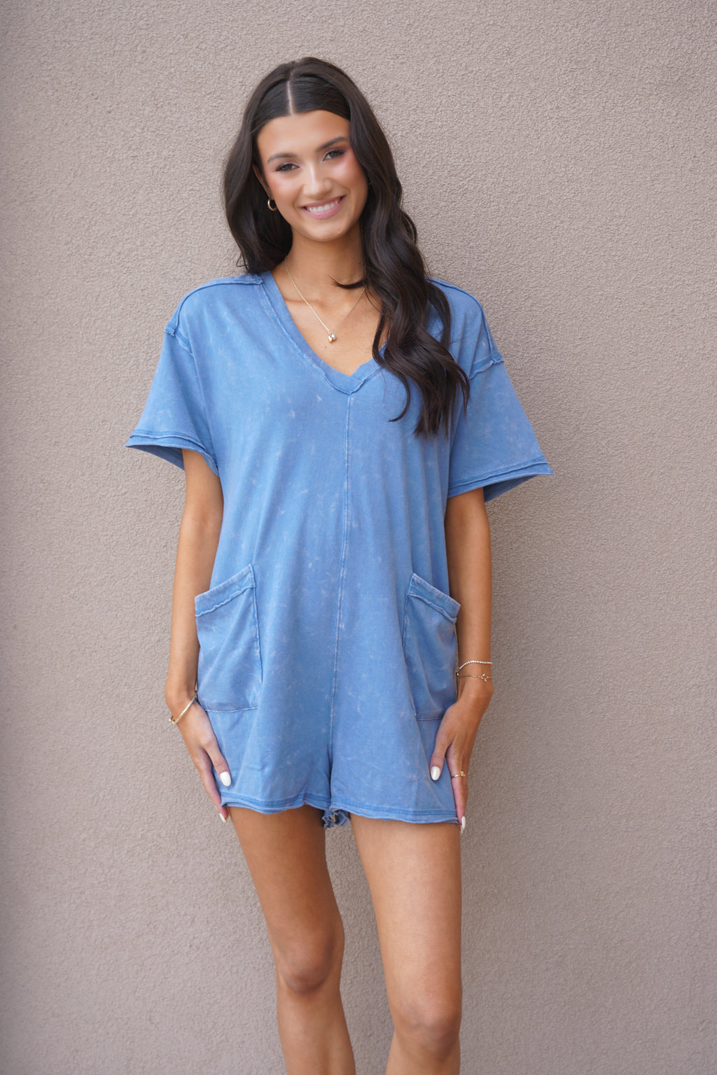 Mia Short Sleeve Romper