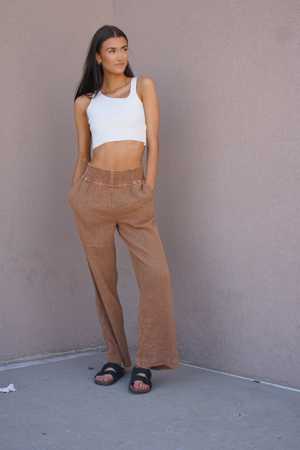 ANOKIA Wide Leg Pant- 2 Colours- Rd Style