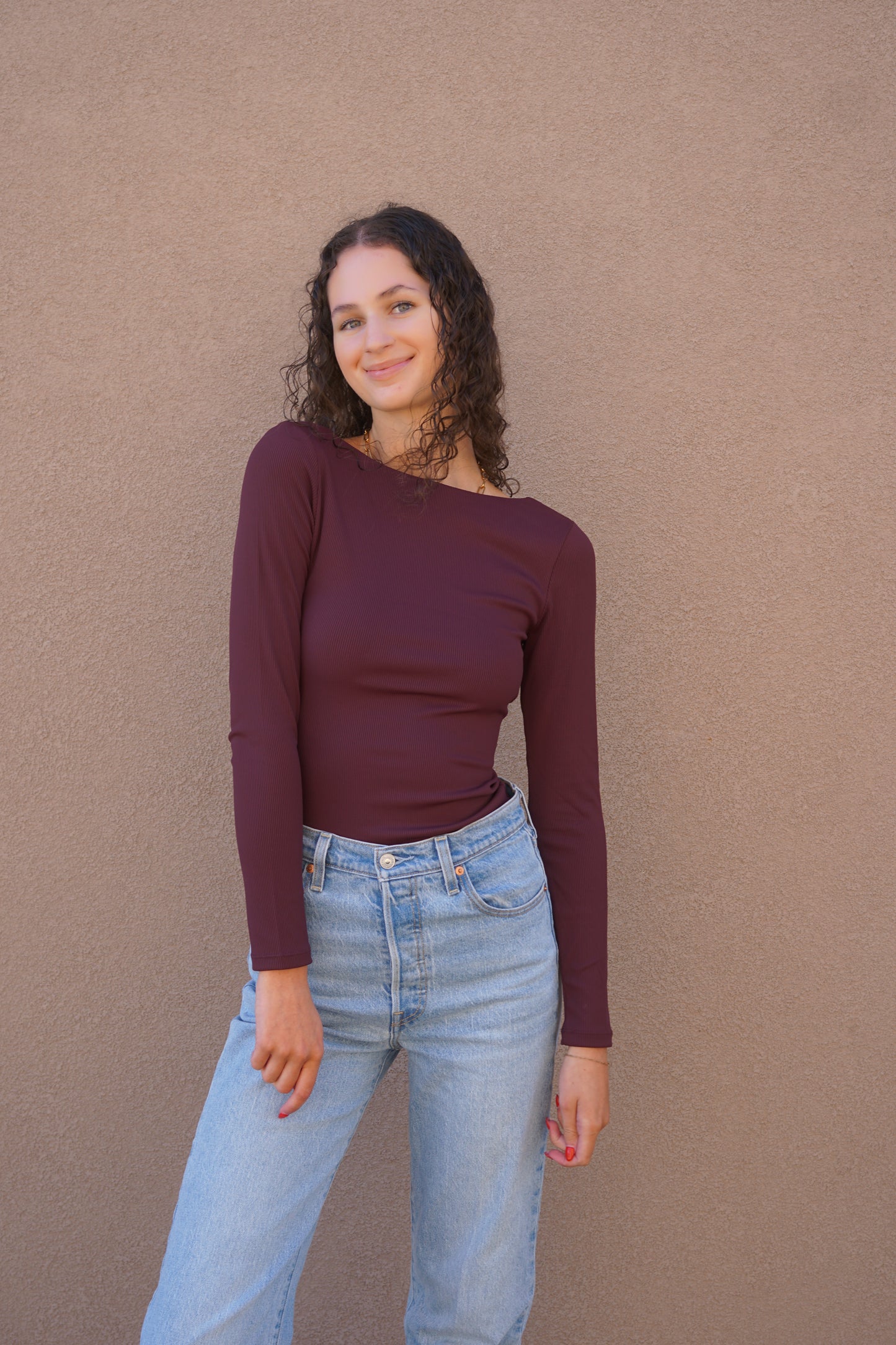 Briva Top-Prune-Second Skin-Rd Style