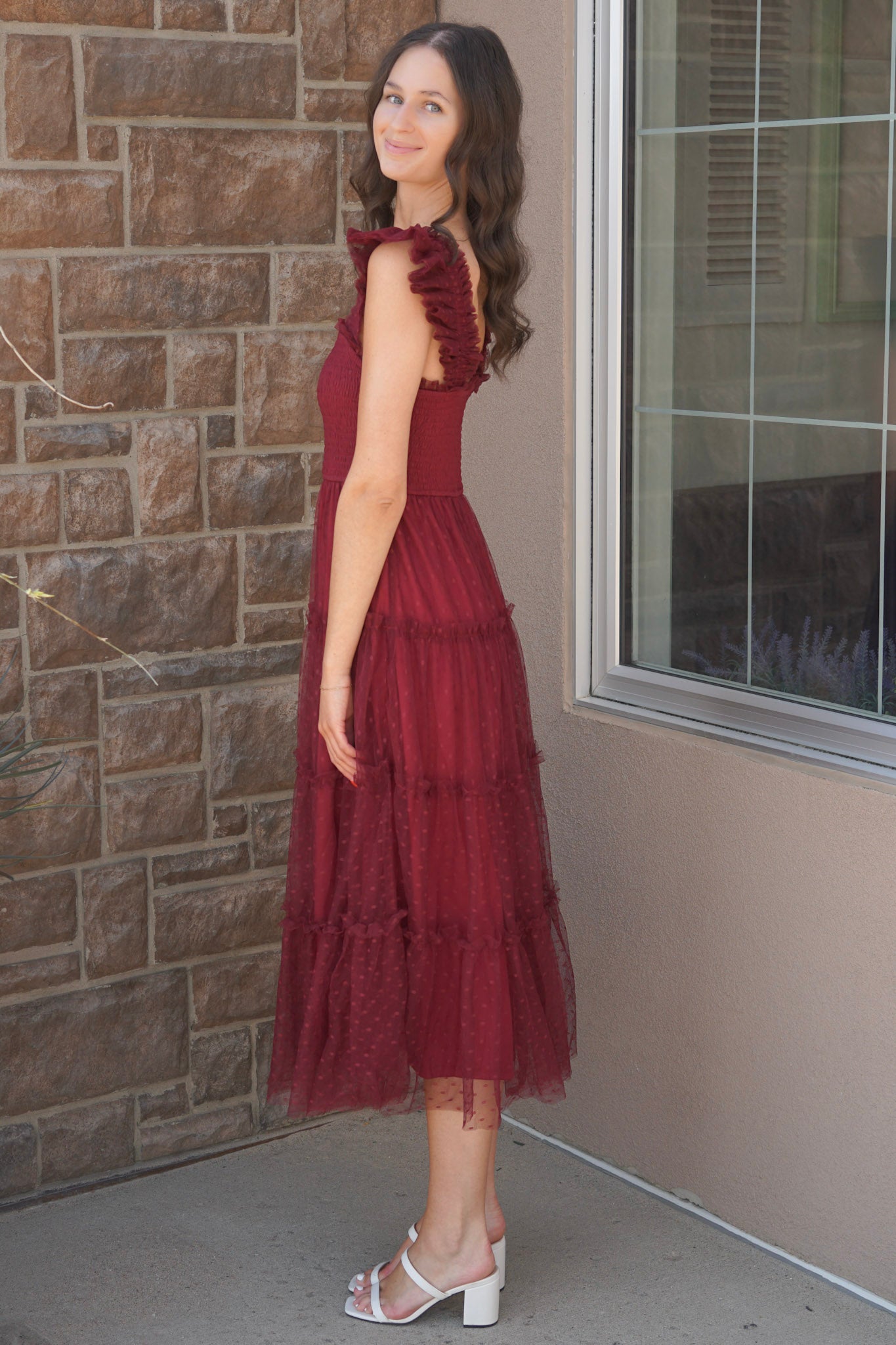 Polly Chiffon Midi Dress