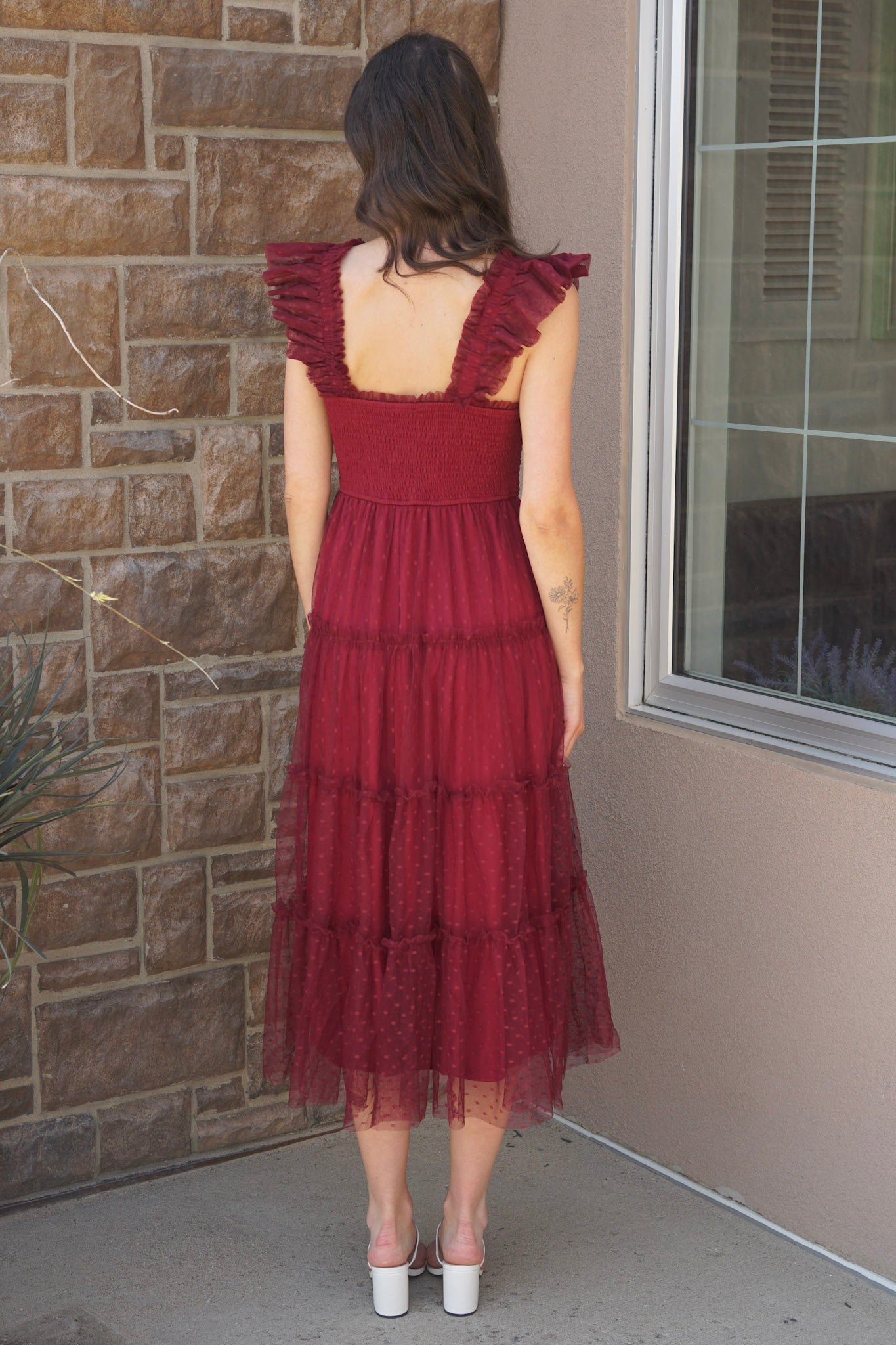 Polly Chiffon Midi Dress