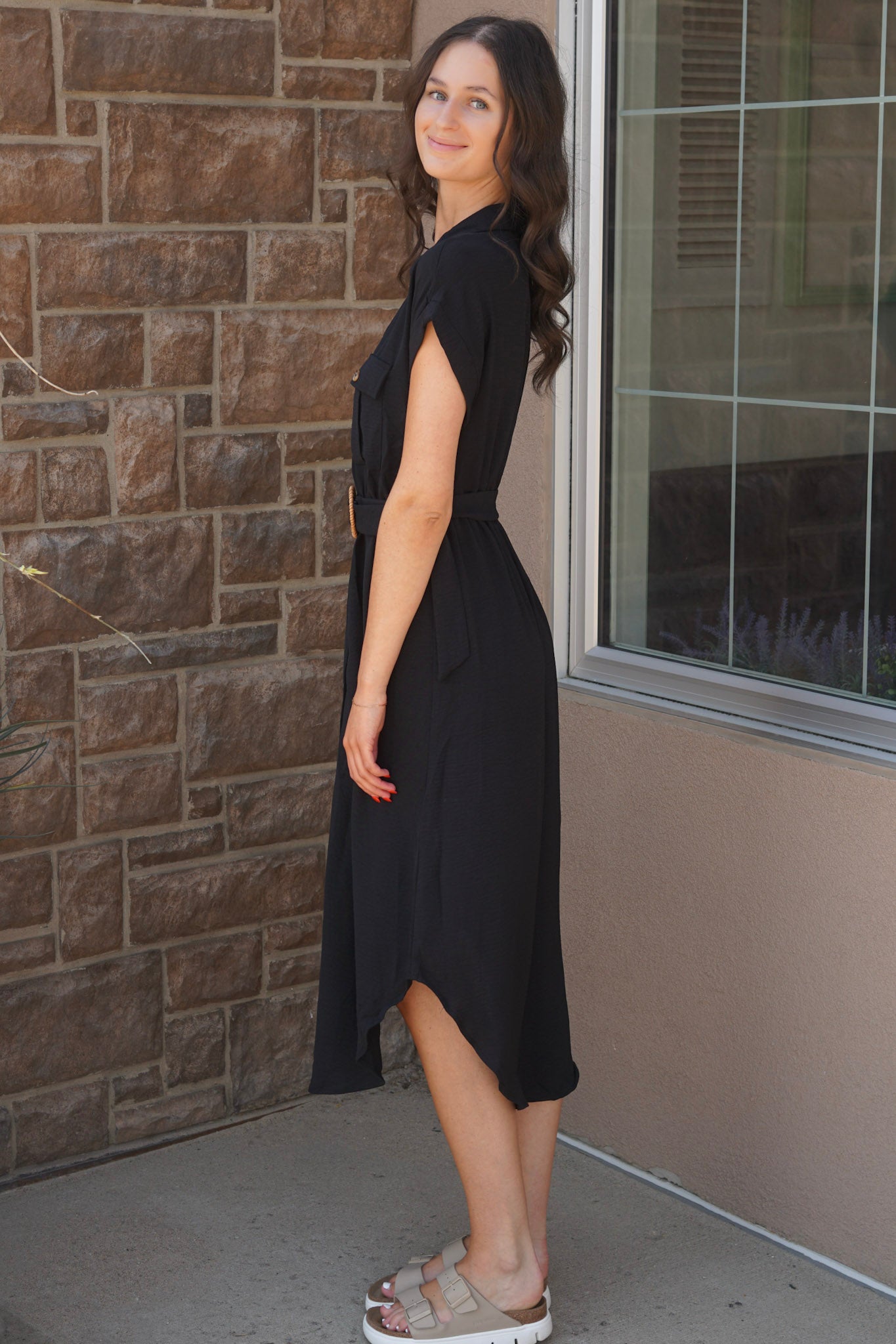 Belted Midi Dress