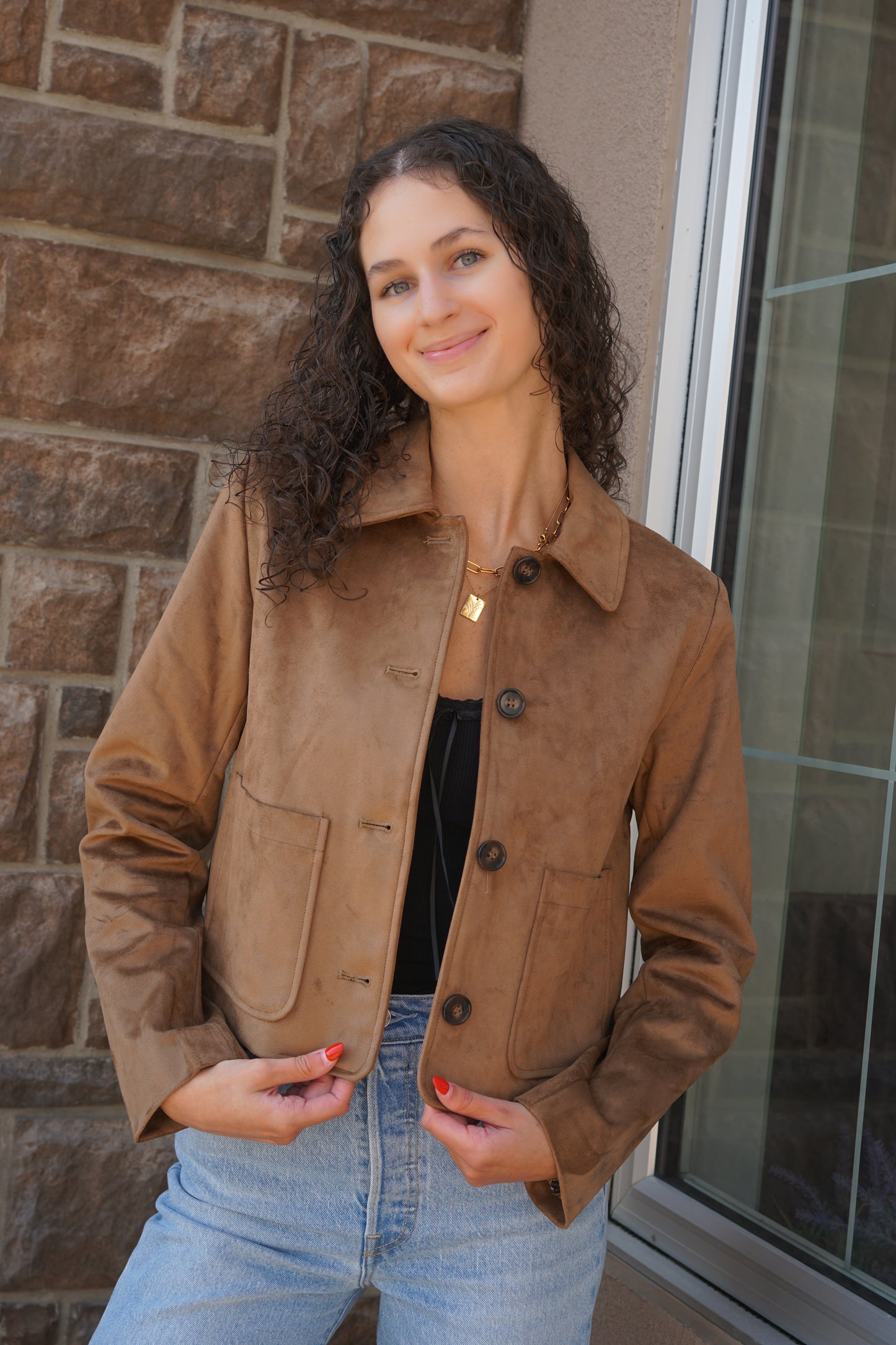 Tullie Faux Leather Jacket- Only