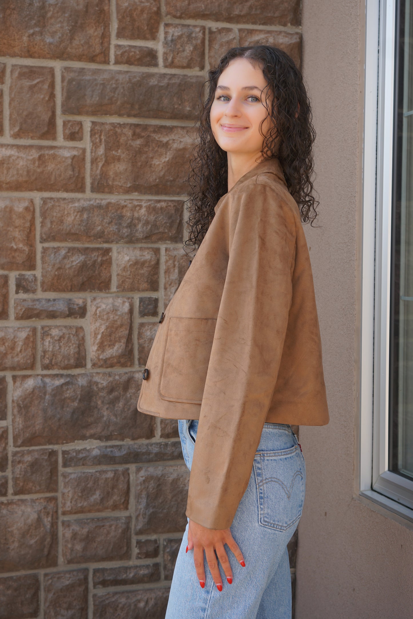 Tullie Faux Leather Jacket- Only