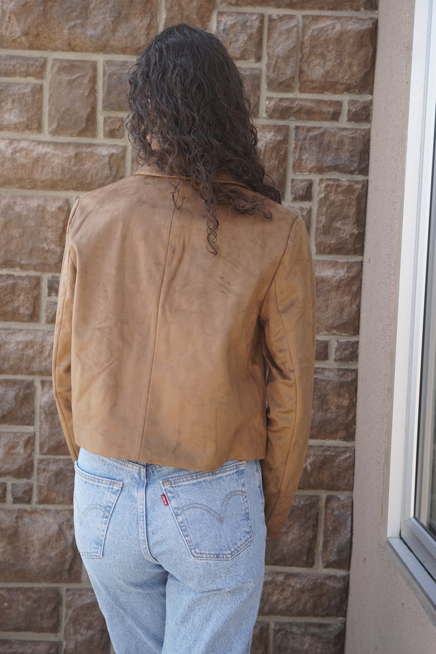 Tullie Faux Leather Jacket- Only