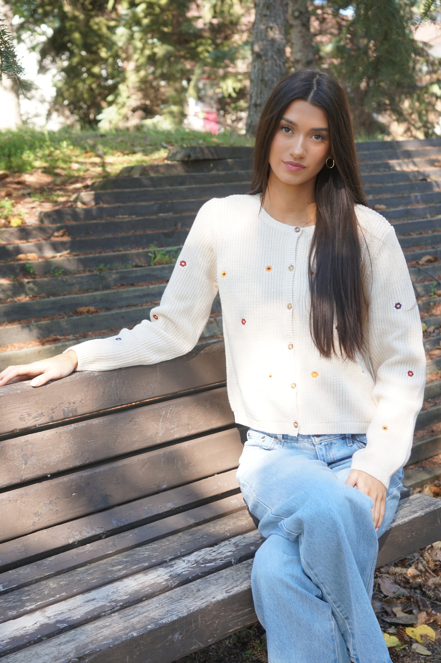 Ditsy Flower Cardi-Dex