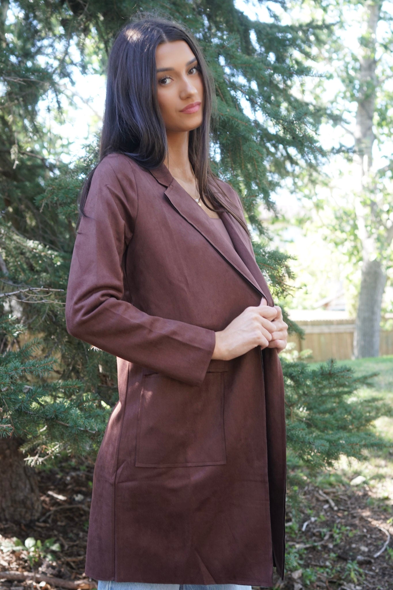 Zara Vegan Suede Blazer