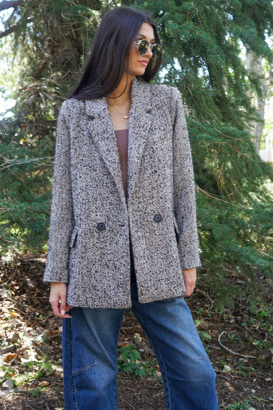 Ellis Blazer- Black Tape