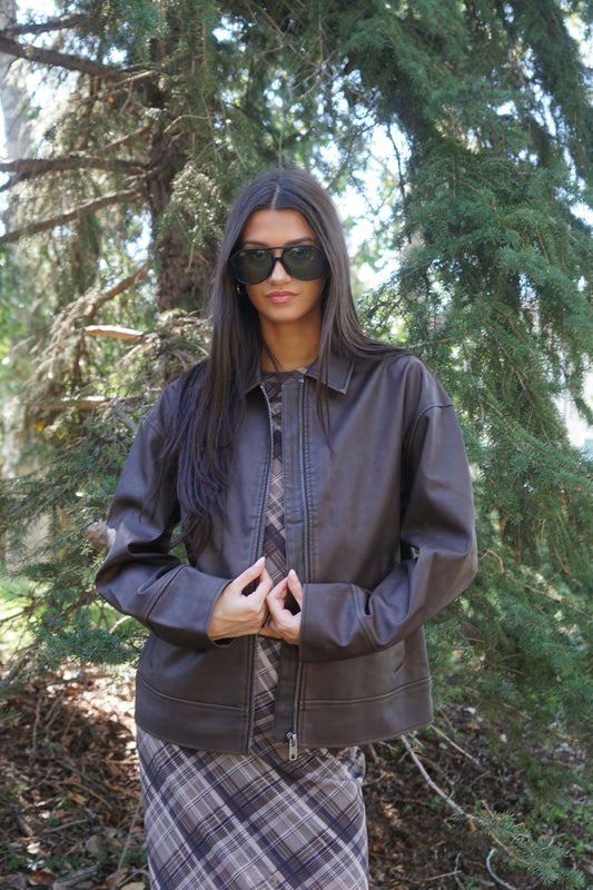 Audrey Vegan Jacket- Gentle Fawn