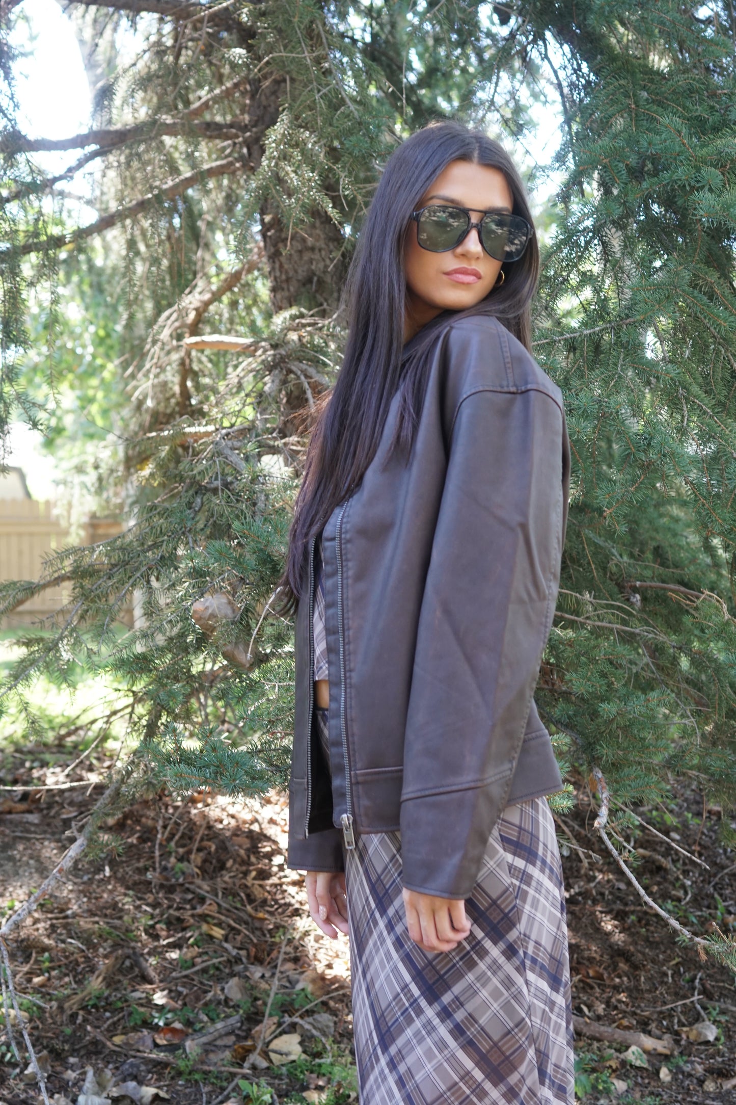 Audrey Vegan Jacket- Gentle Fawn