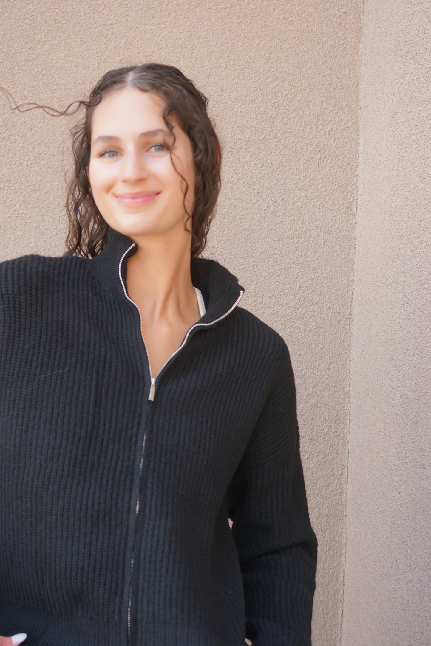 Ilma Mockneck Cardi- Rd Style