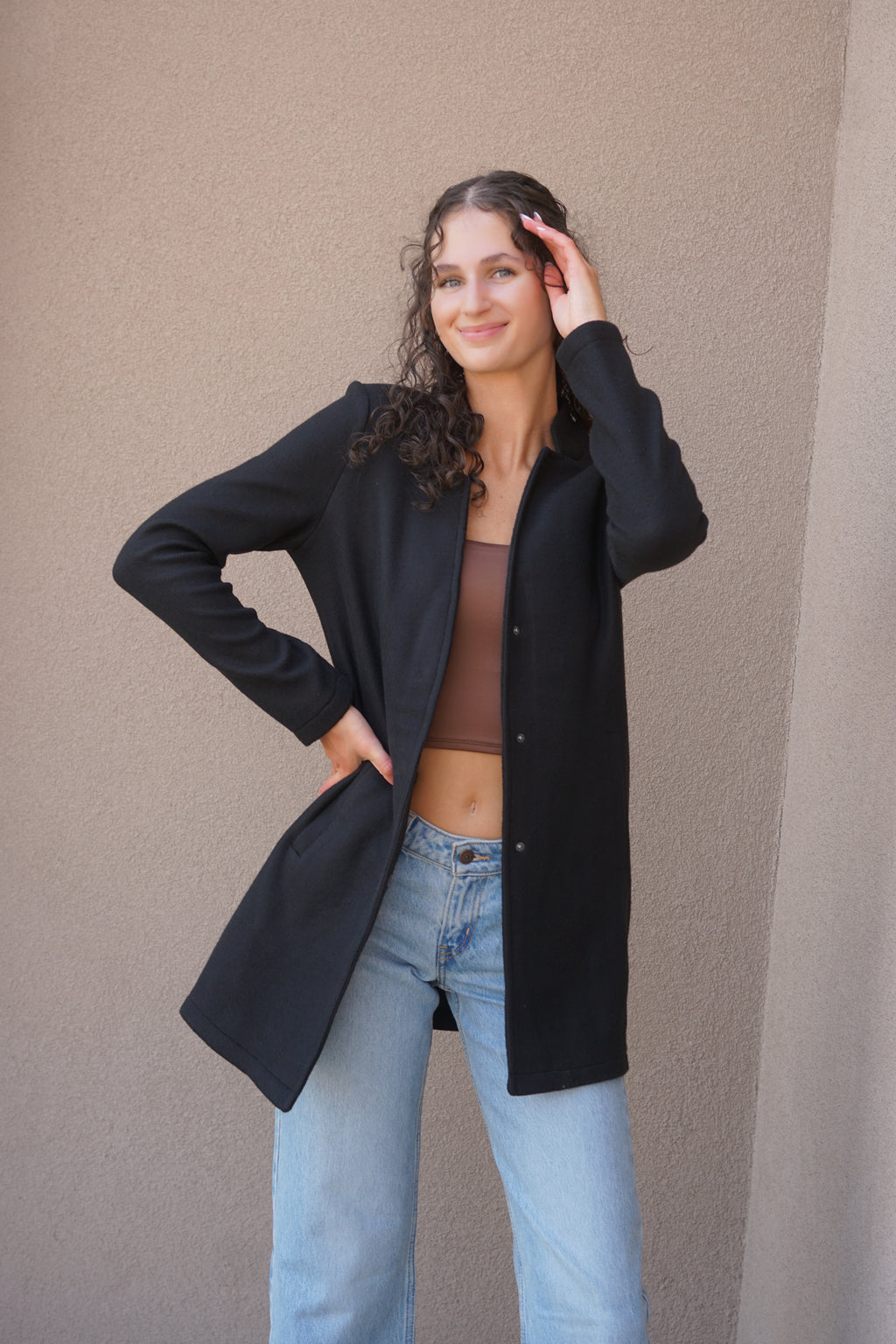 Black Katrine Blazer Jacket-Vero Moda